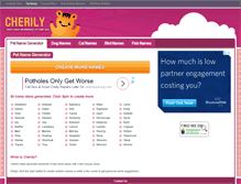 Tablet Screenshot of cherily.com